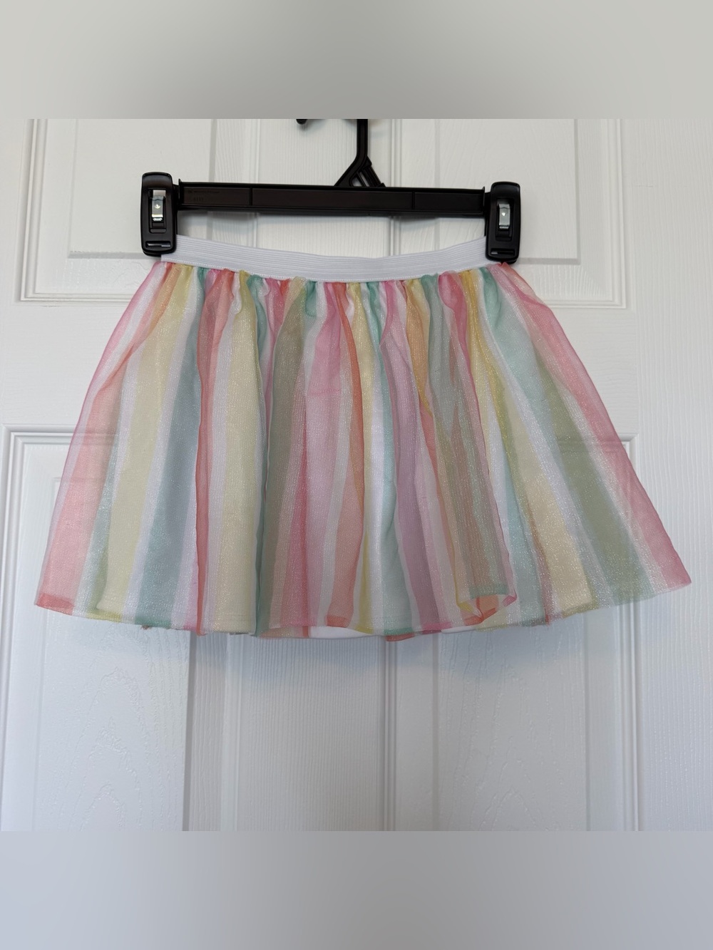 Pinkfong Baby Shark Nickelodeon Rainbow Tulle Skirt Girls 5T